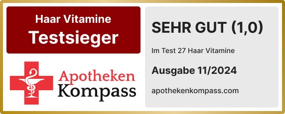 Haar vitamine testsieger apotheken kompass