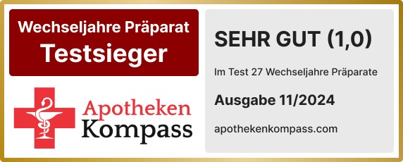 apokompass wechseljahre pflanzliche Hormone testsieger